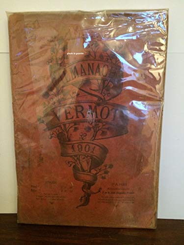 Almanach original VERMOT de 1901 ( il ne s'agit pas d'une reproduction )