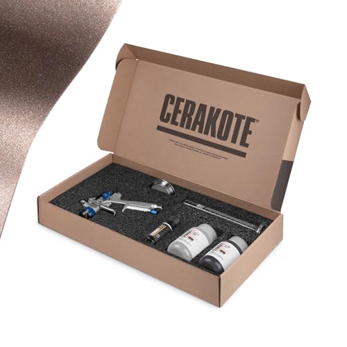 Cerakote FX Starter Kit (AIR Cure) - Silver FX-114 (Matte) - Metallic Powder additive for CERAKOTE C-Series Clear Ceramic coatings; Everything Needed to get Started.