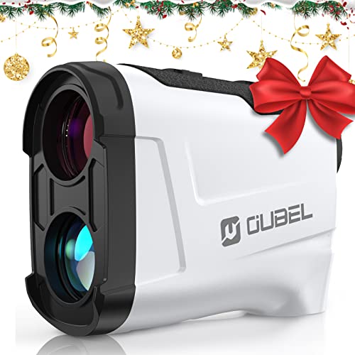 OUBEL Golf Entfernungsmesser, 1200/800 Yards Golf Laser Entfernungsmesser mit Slope, 6 X Vergrößerung & 4 Modi, Fahnenmastverriegelung, Vibration, Scan Modus, Track Prey, Entfernungsmesser Jagd Cover