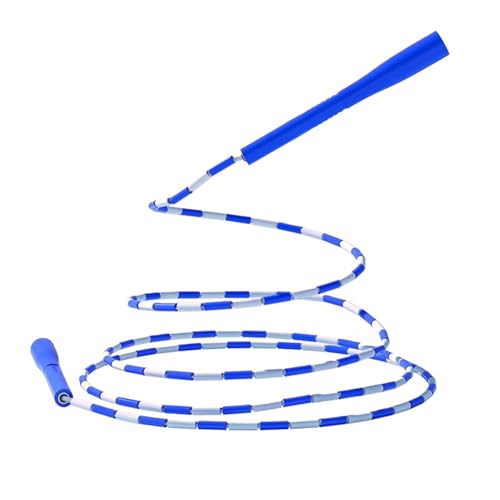 Cuerda de saltar con cuentas para adultos | Cuerda de saltar ajustable para adultos, accesorios de ejercicio y fitness, entrenamiento aeróbico, cardio, deportes, al aire libre, hogar, parque infantil