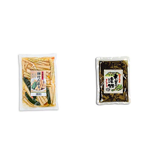 [2点セット] 青唐辛子 細竹たまり(330g)・木曽の漬物  すんき漬け(200g)