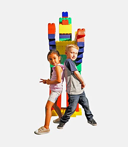 Kids Adventure Jumbo Blocks - (112) Piece Big Blocks - 8