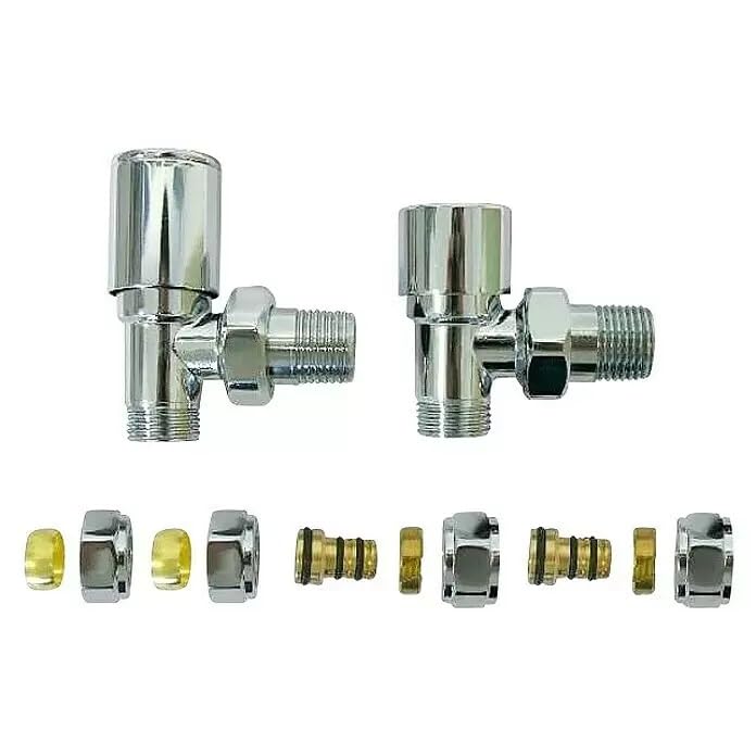 Kit Valvula + detentor + adaptador 1/2' ROINTE VTIKC01cromo