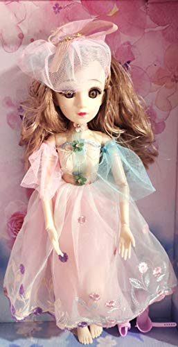 Image of DSR BJD Dolls 50CM Smart Doll Ball Jointed Doll DSR Doll Toys with Music Gift for Girls Best Gift All Festival (50CM) (Light-Pink)