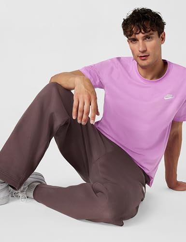 Image of Nike Men's Club Open Hem Brushed Fleece Pants