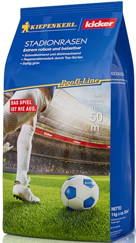 Kiepenkerl Profi-Line Kickerrasen 1kg - Grassamen Rasensamen Schnellkeimend...