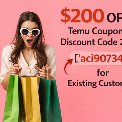 {$200 off} Temu Coupon & Discount Code {"2025"} [aci907348"] for Existing Customers cover art