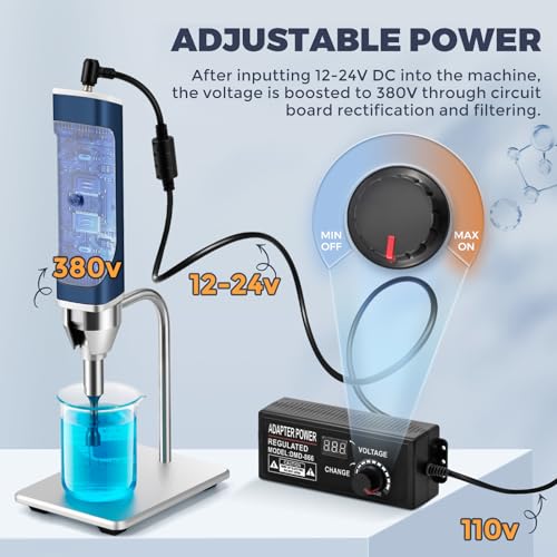 Bonvoisin ROY 020 Handheld Ultrasonic Homogenizer Emulsifier Sonicator Processor Cell Disruptor Mixer thumb #1
