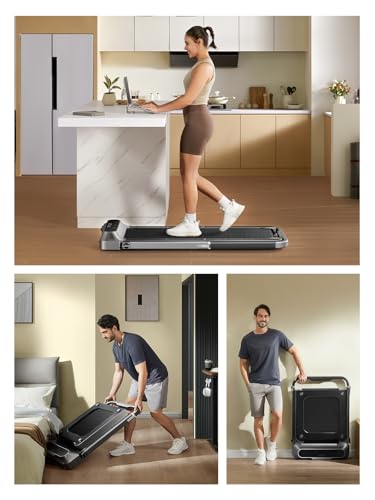 Image of WALKINGPAD Folding Treadmill, 2 in 1 Walking Pad Under Desk Treadmill for Home and Office, Compact Foldable Design with App Control and LED Display