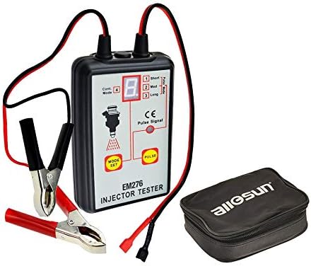 ALLOSUN Fuel Injector Cleaner Tester & Adapter DIY Cleaning Tool Kit Set (Fuel Injector Tester)