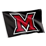 Desert Cactus Miami University (OH) Flag RedHawks Flags Banners 100% Polyester Indoor Outdoor 3x5 (Style A)