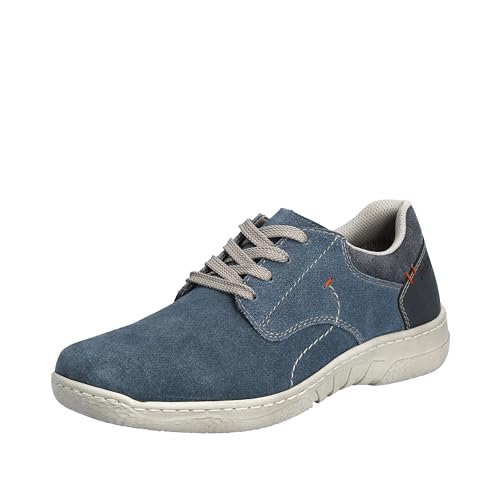 Rieker Herren Schnürer 03501-12 blau Gr. 43