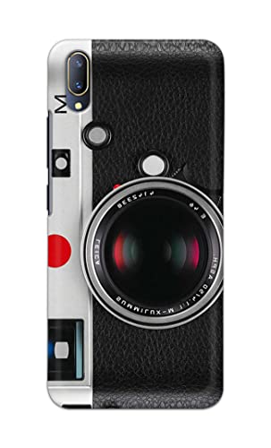 Image of Printed Hard Back Cover Case for Vivo V11 Pro Back Cover (Vintage Camera) -702