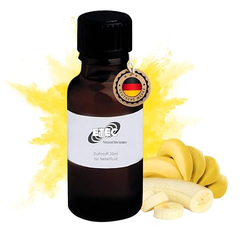 ETEC Professional SMOKE-BANANA DUFTSTOFF für Nebelfluid – Banane Flüssigkeit für Nebelmaschinen – Party Disco Club DJ Event Bühne Veranstaltung Nebelmaschine Effekt Fragrance Parfüm