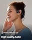 SHOKZ OpenMove Knochenschall Kopfhörer, Open-Ear Sport Bluetooth Ohrhörer mit Noise-Cancelling Mikrofon, IP55 wasserdichtes kabelloses Headset zum Laufen, 6 Stunden Spielzeit, mit Aufklebern, Blau