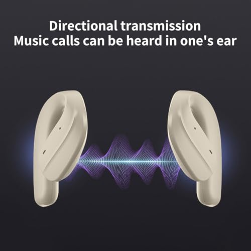 Image of H585 OWS Open Ear Wireless Earbuds | ENC Mic for Crystal-Clear Calls | 30hr Playtime with Type-C Fast Charging | BT5.4 Gaming Bluetooth Earphones | Touch Control Sports Headphone (White)