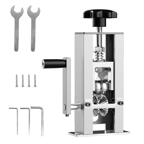 Imagen de Maquina Pelacables Electricista Cobre, Pelacables Automático con Manivela, Plateado