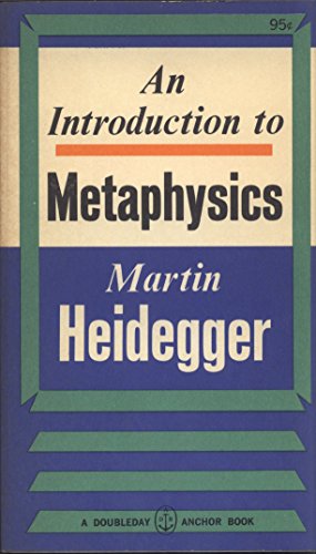 An introduction to metaphysics (Anchor books) B0007DUF46 Book Cover