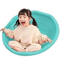 MONDEX Wobble Disk for Toddlers, Kids Autism Sensory Balance Training Large Spinning Chair, Indoor Rocking Chair Vestibular Exercises Sit and Spin Play Equipment for Kids 3-10,Blue