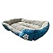 D-Art Collection Dog Bed Blue Size L