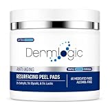 Anti Aging Resurfacing Peel Pads- Triple Action Chemical Peel Pads Combined with Glycolic, Lactic, and Salicylic Acids. Smooth’s Fine Lines, Wrinkles, Dark Spots, and Imperfections to Enhance the Skin