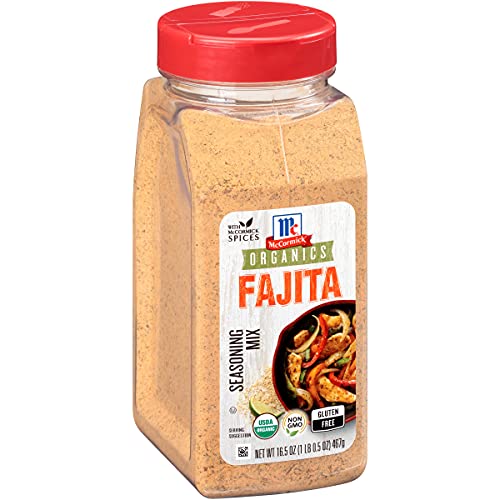 McCormick Organics Fajita Seasoning Mix, Gluten Free, 16.5 oz.
