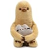 Gund pusheen with sloth plush stuffed animal set of 2 13  urban country home decor