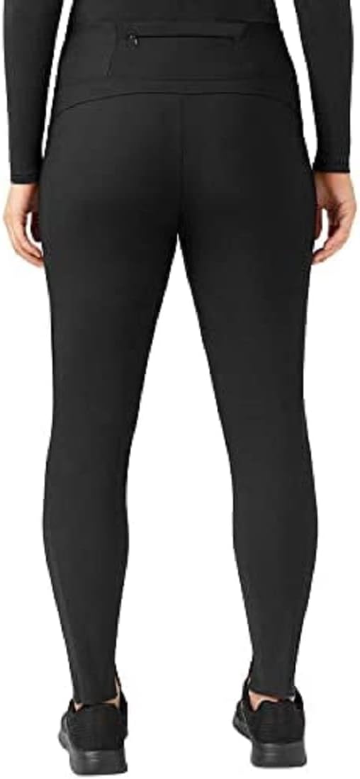 Member's Mark Women's Pull On High Waist City Pant with Zipper Pockets (X-Large) Black