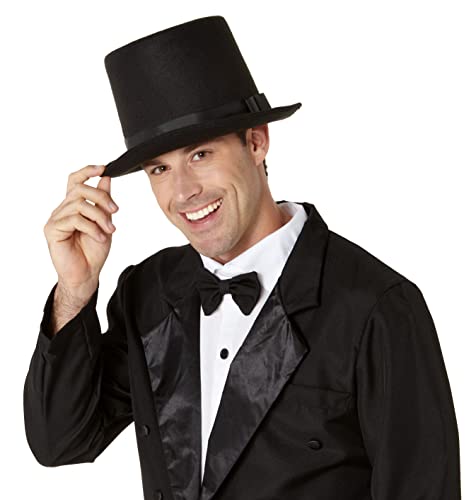 Forum Men's Novelty Super Deluxe President Hat, Black, One Size