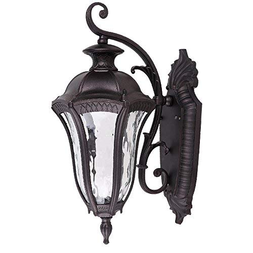 KY LEE 玄関照明 外灯 LED 照明 屋外 エクステリア ブラケット 外灯 おしゃれ 玄関照明 外灯 ポーチライト LED ランプ 門灯 壁付け照明 センサーなし 照明 アンティーク ベーシック アンティークブロンズ