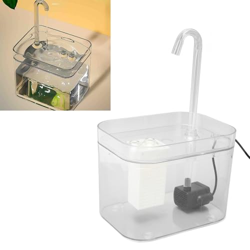 Fuente automática de agua para gato 1.5L capacidad miniatura 5