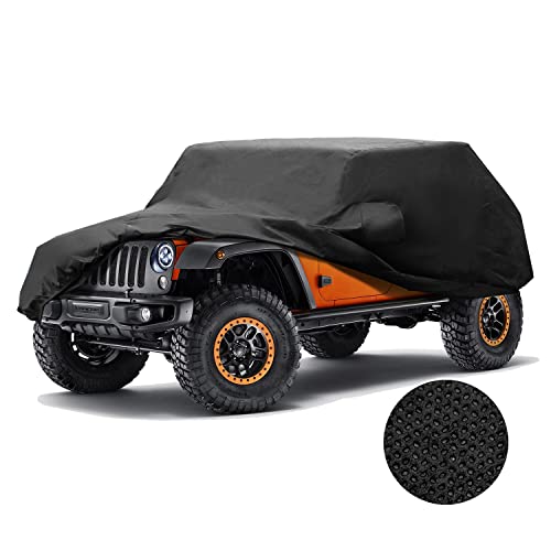 Jeep Cover Jeep Wrangler 4 Door Custom Car Covers Waterproof Black 4 Layers Cover for Jeep