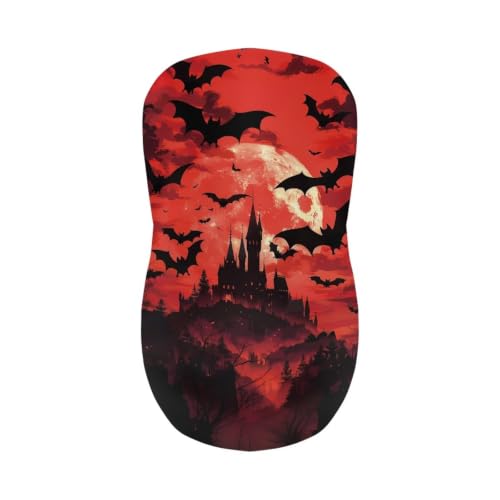 Image of Bat Bar Stool Chair Cover 2 Pack Barstool Slipcovers Counter Stool Chairs Covers with Waterproof Seat Pad Bar Seat Cover with Elastic Bottom