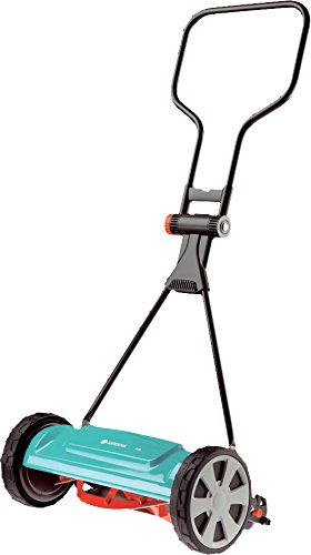 Gardena Classic Spindelmäher 400: Handrasenmäher mit 40cm Arbeitsbreite für bis zu 200 m² Rasenfläche, Messerwalze aus Qualitätsstahl, berührungslose Schneidetechnik, geräuscharm und präzise (4018-20)