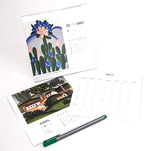 CALENDÁRIO MESA - TARSILA DO AMARAL - 2021, Teca, 30001010021