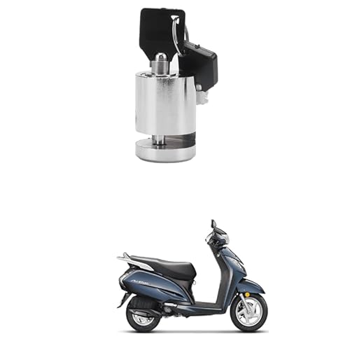 LOVMOTO Universal Disc Brake Lock Motorcycle Lock Bicycle Lock Wheel Disc Lock with 2 Keys Anti-Theft Waterproof for Motorcycle Road Cycle Mountain Bike Scooters, Cycling Comfortable with Act-iva 3G LOVMOTO Universal Disc Brake Lock Motorcycle Lock Bicycle Lock Wheel Disc Lock with 2 Keys Anti-Theft Waterproof for Motorcycle Road Cycle Mountain Bike Scooters, Cycling Comfortable with Act-iva 3G