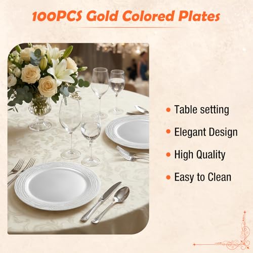 Platos redondos reutilizables de 13 pulg, pack x 100 miniatura 4
