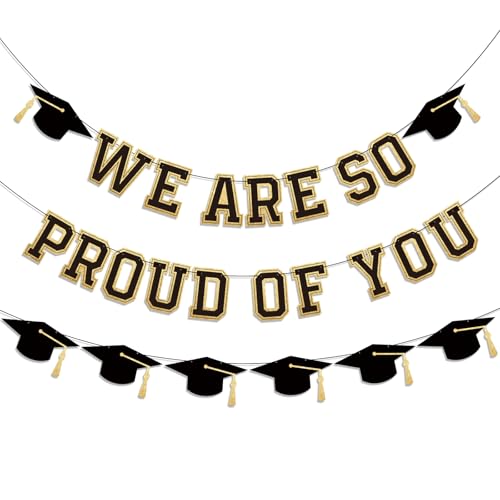 2026�N���ƃo�i�[�p�[�e�B�[�f�R���[�V�����AWe Are So Proud of You ���Ǝ��o�i�[�K�[�����h ���ƃp�[�e�B�[�p�i �z�[���X�N�[�� �Ԃ̕ǃh�A�̑����p (�u���b�N)