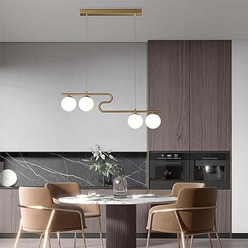 Lustre suspendu à intensité variable LED design moderne pour salle à manger - 7