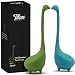 Tilevo Tea Infuser Set of 2 - Dinosaur Loose Leaf Tea Infusers with Long Handle Neck & Cute Ball Body Lake Monster Silicone Tea Strainer & Steeper with Gift Box