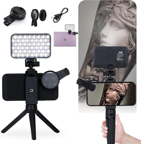 120 Led Tattoo Light Kit Tattoo Equipment and Supplies Remove Glare Tattoo Photography Video Lights...