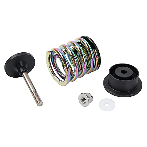 Jfoyh Brompton Rear Shock Absorber For Brompton, Folding Bike Suspension Accessories Titanium Ti Axis Stainless Steel Spring - Rainbow #TOP2