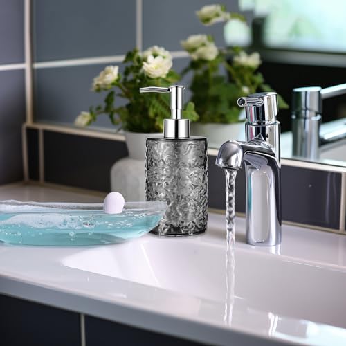 400ML Shampoo and Conditioner Dispenser, Pump Bottle, Plastic Refillable Kitchen Bathroom Liquid Soap Dispenser for Hand Wash Handwash Washing up Liquid Shower Gel Dispenser Bottles - Cosy Home Interiors 400ML Shampoo and Conditioner Dispenser, Pump Bottle, Plastic Refillable Kitchen Bathroom Liquid Soap Dispenser for Hand Wash Handwash Washing up Liquid Shower Gel Dispenser Bottles - Image 7