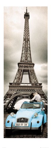 Affiche Paris Amour GB eye Ltd idée cadeau originale poster déco de 33 x 95 cm