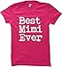 Best Mimi Ever - Mother's Day WOMENS T-shirt (XL, PINK)