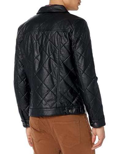 Image of Levi's Men's Faux Leather Classic Trucker Jacket