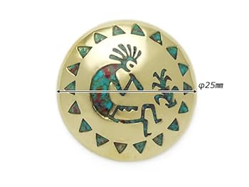 Amazon.co.jp: [レザークラフトぱれっと]インセットコンチョ