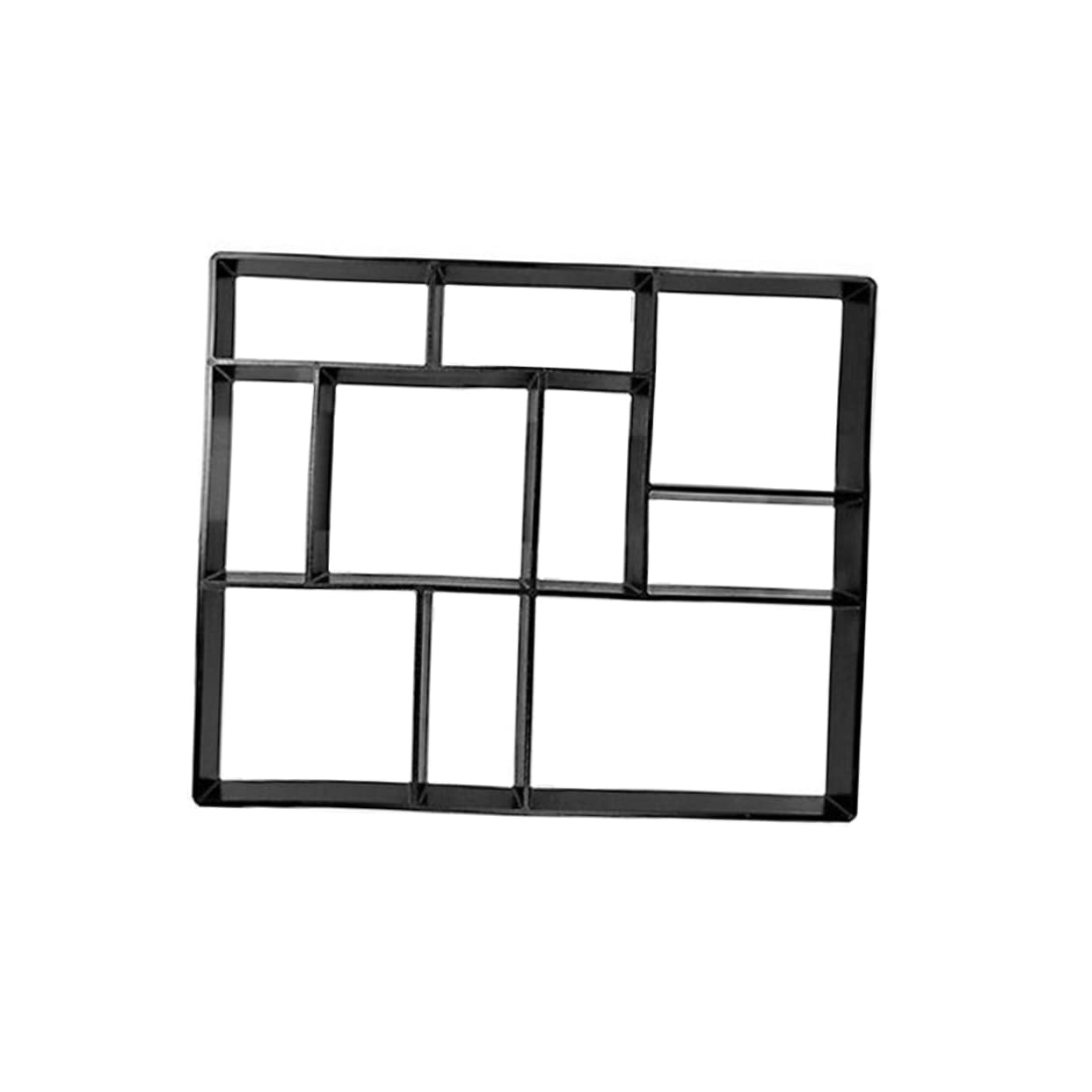 Photo 1 of Angoily Garden Molds for Molds Manually Court Decor Mould Paving Paver Stepping Kit Molding Cm Way Yards & Weight Black Concrete Form Moulds Moldings Walkway Style Maker Walk X Walk Maker Mould