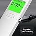 Lybunair Alcohol Tester, ABS High Accuracy MEMS Semiconductor Digital Display Breath Purifier for Home and Car Use Portable