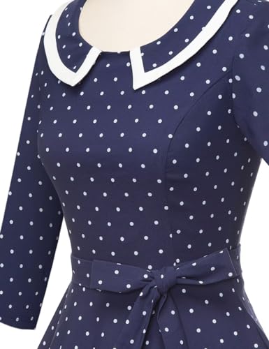 Image of GownTown Womens Dresses 1950s Vintage Swing Stretchy Dresses with Pockets